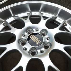 現行品 鍛造 BBS RS-GT DS-SLD ダイヤモンドシルバー 18インチ 8J+40 RS929H 9J+45 RS930H PCD114.3 5穴 4本の画像8