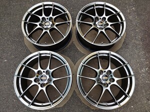 極上 現行品 鍛造 BBS RF DB ダイヤモンドブラック 18インチ 7.5J+45 RF510 PCD114.3 5穴 4本