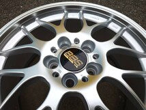 極上 アウディ メルセデス 現行品 鍛造 BBS RG-R DS ダイヤモンドシルバー 18インチ 8J+50 RG791 PCD112 5穴 4本_画像9