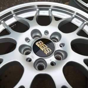 極上 アウディ メルセデス 現行品 鍛造 BBS RG-R DS ダイヤモンドシルバー 18インチ 8J+50 RG791 PCD112 5穴 4本の画像7