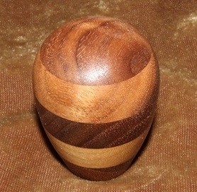 木製シフトノブ(材質：-ウォールナット集成材）10x1.5mm（EG-39.6D50.7L)