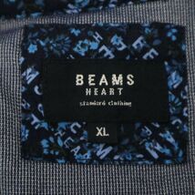 BEAMS HEART ビームス ハート 春夏 7分袖 プルオーバー★ カプリ シャツ Sz.XL　メンズ 大きいサイズ　C4T01984_3#A_画像5