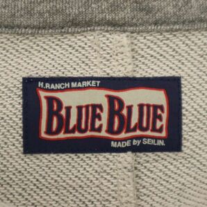 BLUEBLUE ブルーブルー ハリウッドランチマーケット 通年 スウェット★ テーラード ジャケット Sz.3 メンズ グレー 日本製 C4T02291_3#Oの画像8
