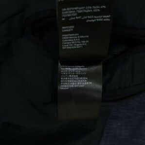 【新品 未使用】 H&M エイチ＆エム 通年 総裏 SLIM FIT エルボーパッチ アンコン テーラード ジャケット Sz.46 メンズ 紺 C4T02306_3#Oの画像9