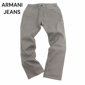 ARMANI JEANS アルマーニ ジーンズ 通年 【COLOREDENIM】 ストレッチ スリム デニム パンツ ジーンズ Sz.29　メンズ 灰　C4B01421_3#R