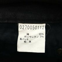 5351 POUR LES HOMMES 5351プールオム 通年 加工★ ストレッチ スキニー デニム パンツ ジーンズ Sz.1　メンズ 日本製 黒　C4B01391_3#R_画像10