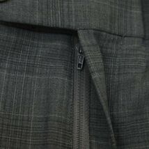 Brooks Brothers ブルックスブラザーズ 通年 チェック★ スラックス パンツ Sz.36　メンズ グレー 大きいサイズ　C4B01404_3#R_画像4