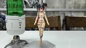 メガミデバイス 朱羅 七尾 + ギガンティックアームズ オメガリアクター アスラ キュウビ 完成品 