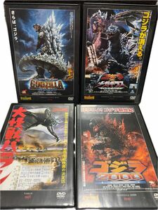 東宝特撮映画 デアゴ DVD 中古　DVDコレクションゴジラ　DVD4本セット