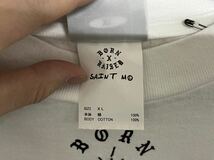 【入手困難】 Saint Mxxxxxx セントマイケル 長袖 Tシャツ 長袖Tシャツ ロンT 白 ホワイト ロゴ 刺繍 XL 新品 希少 レア_画像7