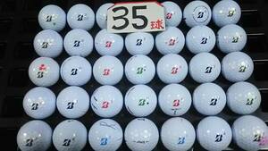 9857　A　ブリヂストンゴルフ（JGR）　ホワイト（マーカー有り）　35球
