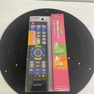 Y318. 26. ELPA RC-TV006UD マルチリモコン. 未使用品