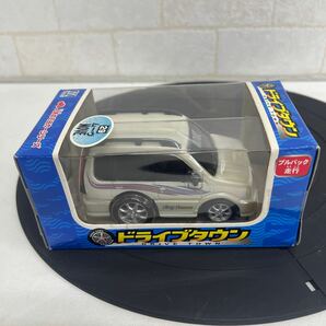 B327. 17. 29 白 ■ ダイハツ ムーブ エアロダウンカスタム ■ ドライブタウン プルバックミニカー プルバックカー. コレクター放出品の画像5