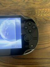 SONY ソニー PSVITA PlayStation Vita PCH-1100 ブラック 本体のみ 動作確認済み 初期化済み ゲーム ジャンク _画像2