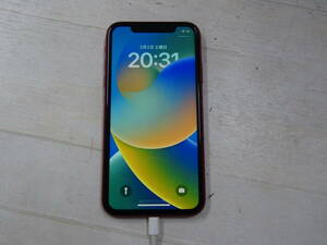 iPhone XR　レッド　256GB simフリー 中古品　美品