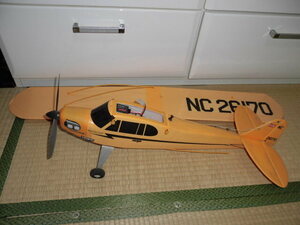 ★☆京商 EP Piper J-3 Cub M24 パイパーカブ RC ラジコン 飛行機 動作未確認 ジャンク品☆★