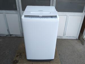 家財便 　HITACHI　日立全自動電気洗濯機　7KG　BW-V70F形　BEAT　WASH　ビートウォッシュ2020年製　中古品　動作確認済み
