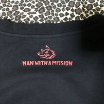 MAN WITH A MISSION ポケット Tシャツ ブラック_画像5