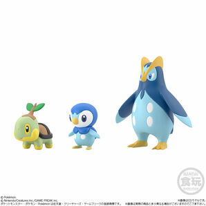 【新品未開封】 ポケモンスケールワールド シンオウ地方 1.ナエトル&ポッチャマ&ポッタイシの画像5