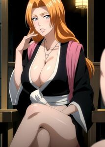 【高画質】A4サイズ イラストポスター ブロマイド660　松本乱菊　BLEACH ブリーチ