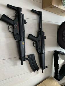 東京マルイ 10禁電動ガン ×2 MP5一本完動品　一本モーター空回り　