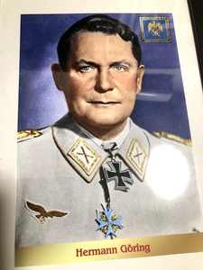 送料込み）ドイツ国家元帥　ヘルマン・ゲーリング（その２）　空軍総司令官　航空大臣
