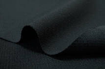 さらさら二重織ウール中厚～微薄しなやかソフト黒長3ｍ巾150㎝ セットアップ フォーマル ワンピース プルオーバー スカート パンツ_画像5