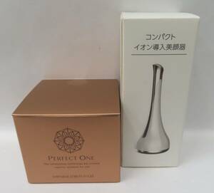 #75116 新品 パーフェクトワン 薬用リンクルストレッチジェル〈美容液ジェル〉17g 美容液ジェル + コンパクトイオン導入美顔器