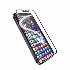 エレコム iPhone14/13/13Pro ガラスフィルム ゲーミング 3D フレーム付 ブルーライトカット ELECOM 722の画像3