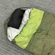 寝袋 枕付き シュラフ ワイドサイズ 限界使用温度-10℃ 封筒型 冬用 車中泊 キャンプ 29_画像2