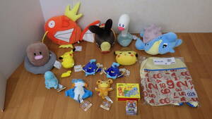 【ポケモン グッズ まとめセット】ポケモンセンター ラグラージ ヒメグマ ヌオー ナマズン プライズ ピカチュウ ポカブ ラプラス 等