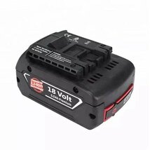 (A) BOSCH 4個セット ボッシュ BAT610 互換 バッテリー BAT618 BAT622 対応 リチウムイオン 18V 6.0Ah_画像3