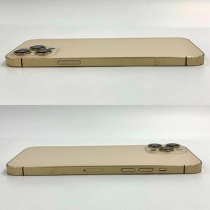 【中古/ジャンク】SIMフリー Softbank iPhone12 Pro Max 256GB MGD13J/A ゴールド 赤ロム保証 【送料無料/名古屋大須店】の画像3