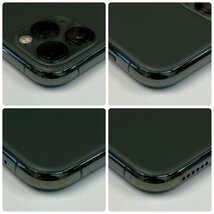 【送料無料/中古ジャンク】国内版SIMフリー iPhone11 Pro 256GB ミッドナイトグリーン NWCC2J/A MWC22J/A【四丁目店】_画像3