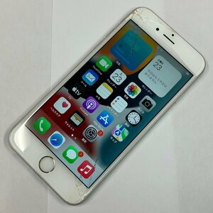 【送料無料/中古ジャンク(液晶割れ)/クリックポスト発送】SIMフリー docomo iPhone6s 16GB シルバー MKQK2J/A 〇判定 【四丁目店】