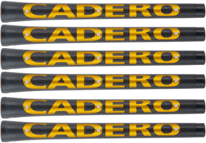 ★送料込価格★Cadero Grip 2x2 Pentagon UT Ribbed Black / Gold x 6pcs★カデロ　グリップ★6本セット★