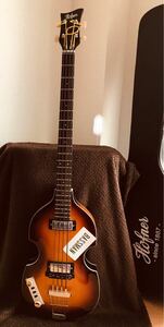  Hofner зажигание скрипка основа крыша верх geto задний модификация Beatles paul (pole) McCartney 