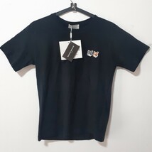 Mサイズ MAISON KITSUNE メゾンキツネ 刺繍ロゴ　フォックス Tシャツ ダブルフォックス Tシャツ ブラック 新品未使用_画像2