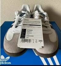 【新品未使用】24cm adidas SAMBA OGアディダス サンバ オージーホワイト_画像9