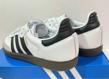 【新品】24cm adidas SAMBA OGアディダス サンバ オージーホワイト_画像3