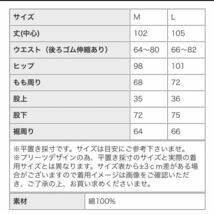 アンティカ antiqua フロントタック ワイドデニム L_画像10