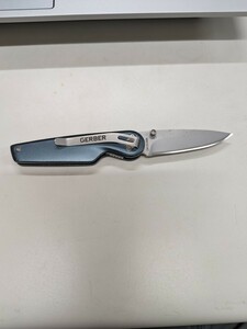 gerber ナイフ ガーバー バタフライナイフ SILVER 熊対策 全長約170ミリ折りたたみナイフ