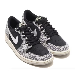 新品未使用 NIKE AIR JORDAN 1 RETRO LOW OG AJ1 BLACK CEMENT 28.5 ナイキ ジョーダン 1 ロー ブラック セメント us 10.5