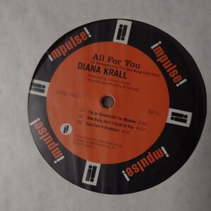 1回試聴のみの美盤 入手困難 DIANA KRALL ダイアナクラール 2枚組 重量盤 All for Youの画像7