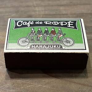 長期保管品 当時 マッチ箱 喫茶 Cafe’ de Rope’ カフェ ド ロペ 原宿 検索 レトロ 昭和 喫茶 マッチ 紙物 スナック パブ レストラン 葉山の画像1