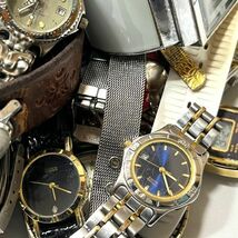 腕時計 100点以上 4.5㎏ 大量 まとめ売り ジャンク扱い SEIKO CITIZEN GRUEN ELGIN BULOVA WALTHAM LORUS Swatch 他 まとめて Watch R05_画像3