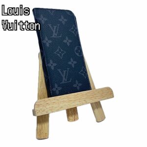 LOUIS VUITTON ルイヴィトン iPhoneケース スマホケース　XS X モノグラム　ブラック