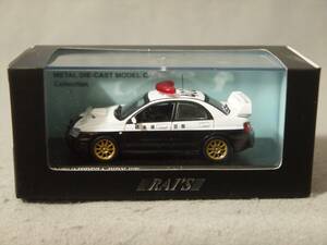 スバル インプレッサ WRX STI 2004 栃木県警察 高速道路交通警察隊 RAI's 1/43 H7430407