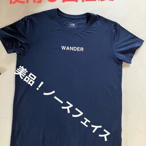 タイムセール！！【美品】ノースフェイス　the North Faceさらさら速乾性Ｔシャツ　レディースM