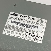 @S1162 ラスト3台 中古 簡易動作確認済み Allied Telesis AT-GS910/8 8 Port Gigabit Switch ノンクレームノンリターン_画像4